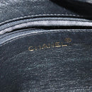 CHANEL COCO Mark Chain Shoulder Bag Leather Black Gold CC Auth ep9135-17