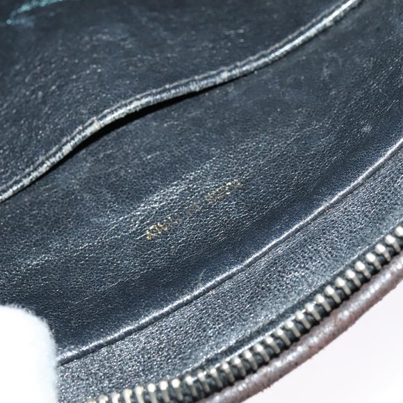 CHANEL COCO Mark Chain Shoulder Bag Leather Black Gold CC Auth ep9135