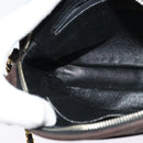 CHANEL COCO Mark Chain Shoulder Bag Leather Black Gold CC Auth ep9135-20