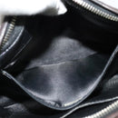 CHANEL COCO Mark Chain Shoulder Bag Leather Black Gold CC Auth ep9135-21