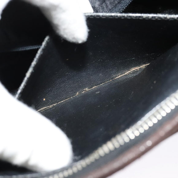 CHANEL COCO Mark Chain Shoulder Bag Leather Black Gold CC Auth ep9135