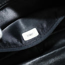 CHANEL COCO Mark Chain Shoulder Bag Leather Black Gold CC Auth ep9135-12