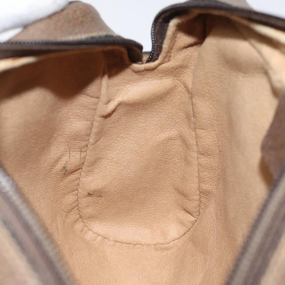 GUCCI GG Supreme Web Sherry Line Clutch Bag PVC Beige 75 01 012 Auth ep9136