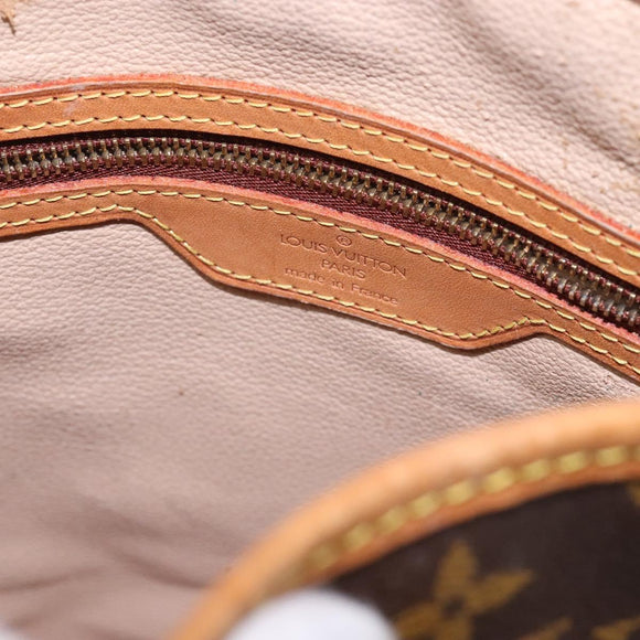 LOUIS VUITTON Monogram Bucket PM Shoulder Bag M42238 LV Auth ep9139