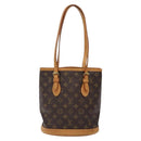 LOUIS VUITTON Monogram Bucket PM Shoulder Bag M42238 LV Auth ep9139-2