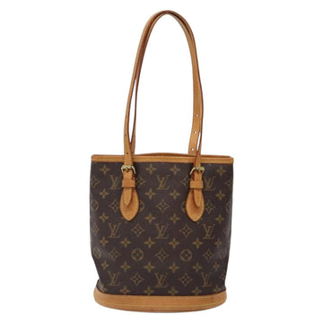 LOUIS VUITTON Monogram Bucket PM Shoulder Bag M42238 LV Auth ep9139 - 0