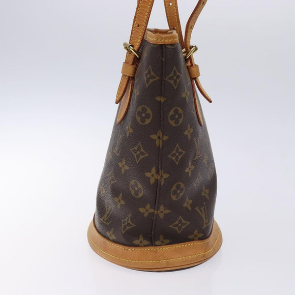 LOUIS VUITTON Monogram Bucket PM Shoulder Bag M42238 LV Auth ep9139