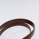 CARTIER PANTHERE Tote Bag Patent leather Brown Silver Auth ep9144-8