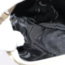 Salvatore Ferragamo Vala Shoulder Bag Leather White Gold Auth ep9145-18