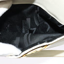 Salvatore Ferragamo Vala Shoulder Bag Leather White Gold Auth ep9145-20