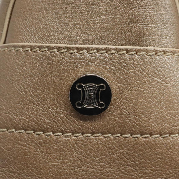 CELINE Boogie bag Hand Bag Leather Gold Auth ep9147