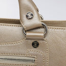 CELINE Boogie bag Hand Bag Leather Gold Auth ep9147-16