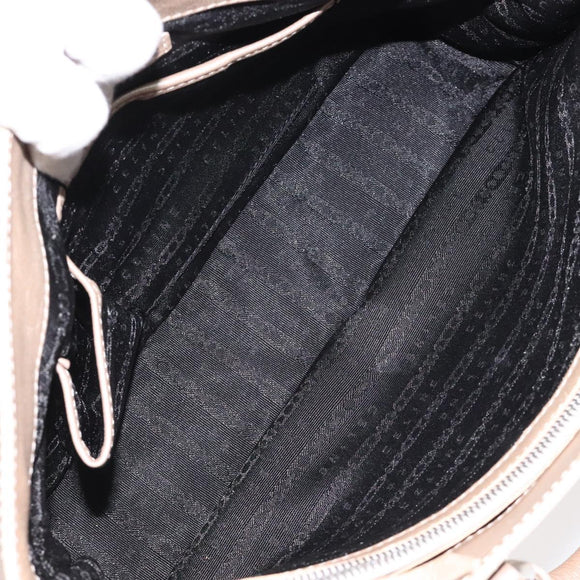 CELINE Boogie bag Hand Bag Leather Gold Auth ep9147