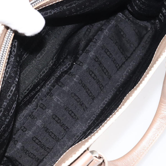 CELINE Boogie bag Hand Bag Leather Gold Auth ep9147