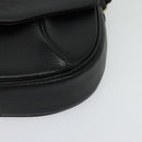 Burberrys Shoulder Bag Leather Black Gold Auth ep9157-11