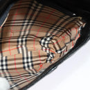 Burberrys Shoulder Bag Leather Black Gold Auth ep9157-17