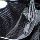 PRADA Shoulder Bag Nylon Khaki Silver Auth ep9159-23