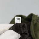 PRADA Shoulder Bag Nylon Khaki Silver Auth ep9159-12