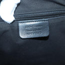 Salvatore Ferragamo Gancini Shoulder Bag Leather Black Silver Auth ep9163-15