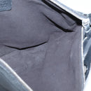 Salvatore Ferragamo Gancini Shoulder Bag Leather Black Silver Auth ep9163-17