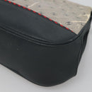 GUCCI Shoulder Bag PVC Leather Navy Gold 116 02 107 Auth ep9165-9