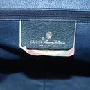 GUCCI Shoulder Bag PVC Leather Navy Gold 116 02 107 Auth ep9165-17