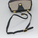 GUCCI Shoulder Bag PVC Leather Navy Gold 116 02 107 Auth ep9165-7