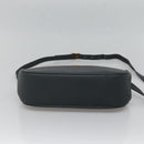 GUCCI Shoulder Bag PVC Leather Navy Gold 116 02 107 Auth ep9165-5