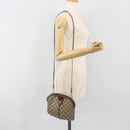 GUCCI GG Supreme Web Sherry Line Shoulder Bag PVC Beige 904 02 047 Auth ep9173-24