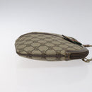 GUCCI GG Supreme Web Sherry Line Shoulder Bag PVC Beige 904 02 047 Auth ep9173-3