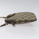 GUCCI GG Supreme Web Sherry Line Shoulder Bag PVC Beige 904 02 047 Auth ep9173-4