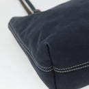 FENDI Shoulder Bag Canvas Navy Silver Auth ep9176-14