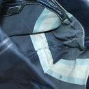 FENDI Shoulder Bag Canvas Navy Silver Auth ep9176-19