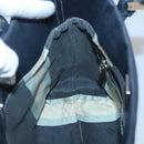 FENDI Shoulder Bag Canvas Navy Silver Auth ep9176-20