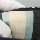 FENDI Shoulder Bag Canvas Navy Silver Auth ep9176-12