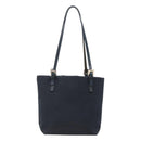 FENDI Shoulder Bag Canvas Navy Silver Auth ep9176-2