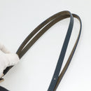 FENDI Shoulder Bag Canvas Navy Silver Auth ep9176-8