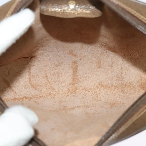 GUCCI GG Supreme Web Sherry Line Clutch Bag PVC Beige 89 01 012 Auth ep9182