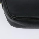 GUCCI Shoulder Bag Leather Black Gold 001 093 1050 Auth ep9187-13