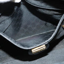 GUCCI Shoulder Bag Leather Black Gold 001 093 1050 Auth ep9187-19