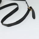 GUCCI Shoulder Bag Leather Black Gold 001 093 1050 Auth ep9187-7