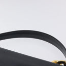 GUCCI Hand Bag Leather Navy Gold Auth ep9190-14