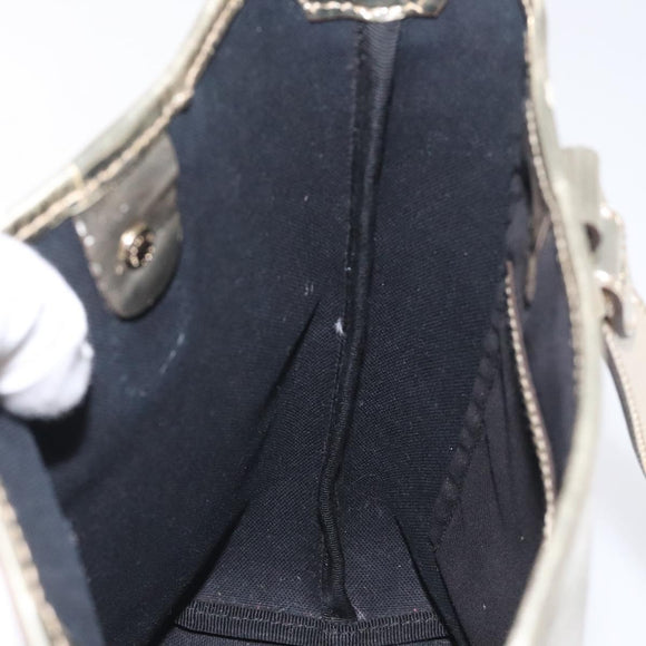 GUCCI GG Supreme Tote Bag PVC White Gold 189897 Auth ep9198