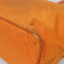 PRADA Tote Bag Nylon 2way Orange Gold Auth ep9199-15