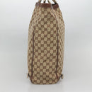 GUCCI GG Canvas Abbey Hand Bag Beige Gold 130733 Auth ep9200-4