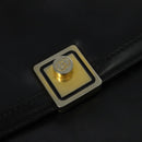GUCCI Shoulder Bag Leather Black Gold Auth ep9209-17