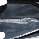 GUCCI Shoulder Bag Leather Black Gold Auth ep9209-11