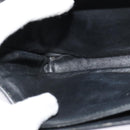 GUCCI Shoulder Bag Leather Black Gold Auth ep9209-20