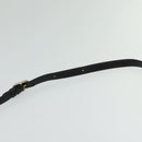 GUCCI Shoulder Bag Leather Black Gold Auth ep9209-8