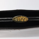 GUCCI Hand Bag Leather Brown Gold Auth ep9221-10